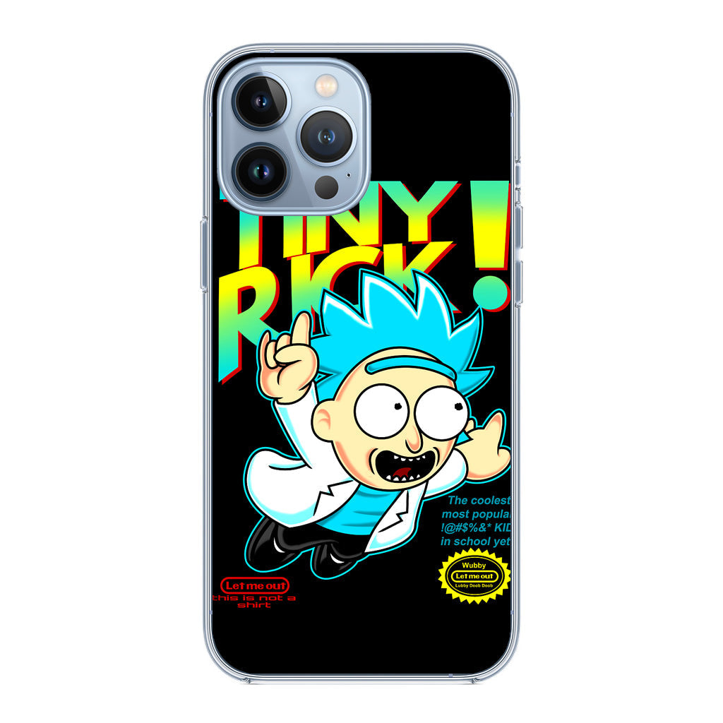 Tiny Rick Let Me Out iPhone 13 Pro / 13 Pro Max Case