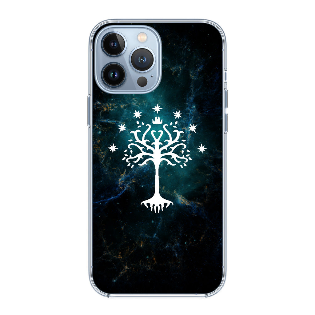 White Tree Of Gondor In Space Nebula iPhone 13 Pro / 13 Pro Max Case