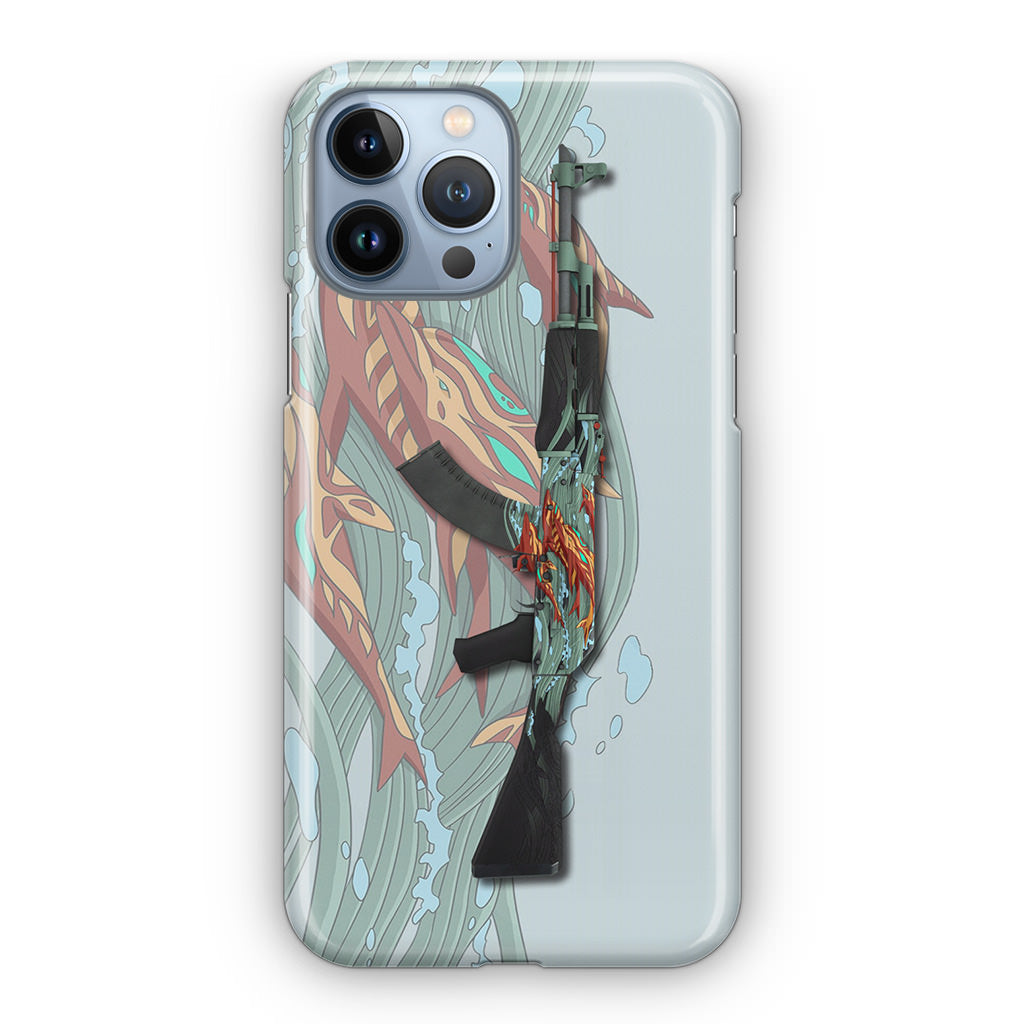 AK-47 Aquamarine Revenge iPhone 13 Pro / 13 Pro Max Case