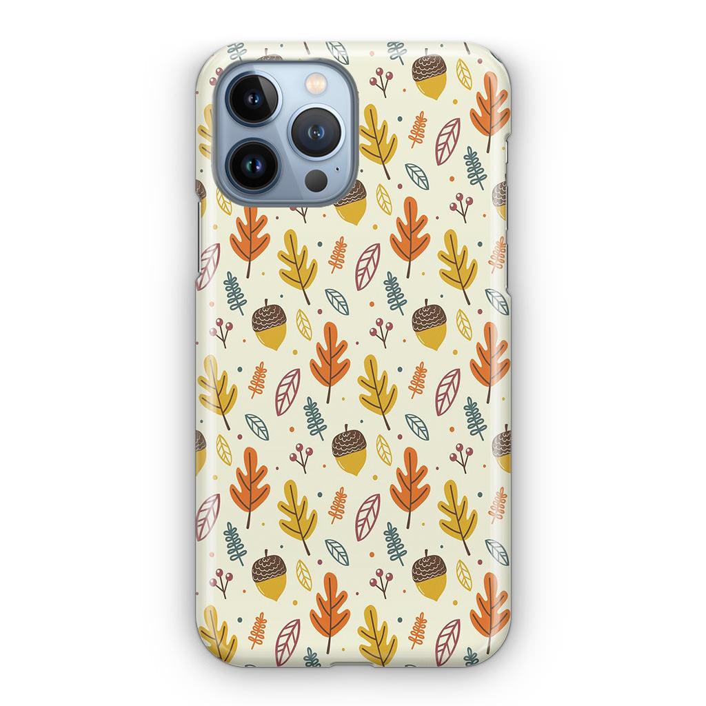 Autumn Things Pattern iPhone 13 Pro / 13 Pro Max Case