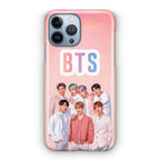 BTS Member in Pink iPhone 13 Pro / 13 Pro Max Case