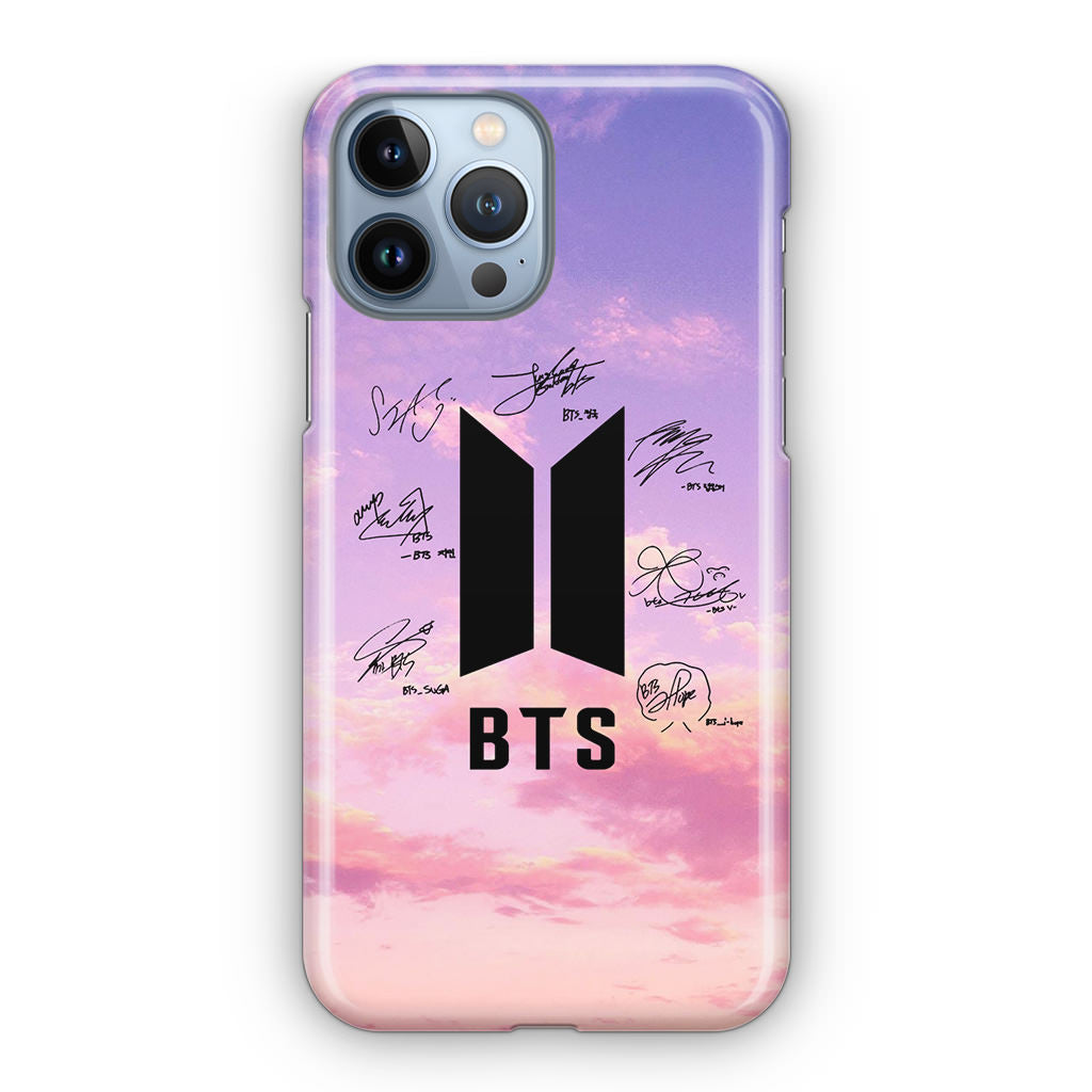 BTS Signature 2 iPhone 13 Pro / 13 Pro Max Case