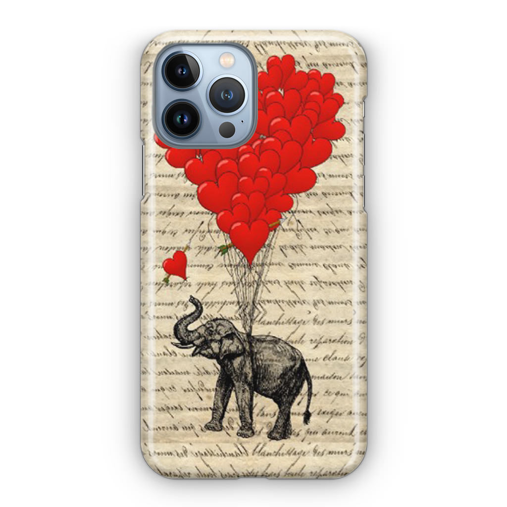 Elephant And Heart iPhone 13 Pro / 13 Pro Max Case