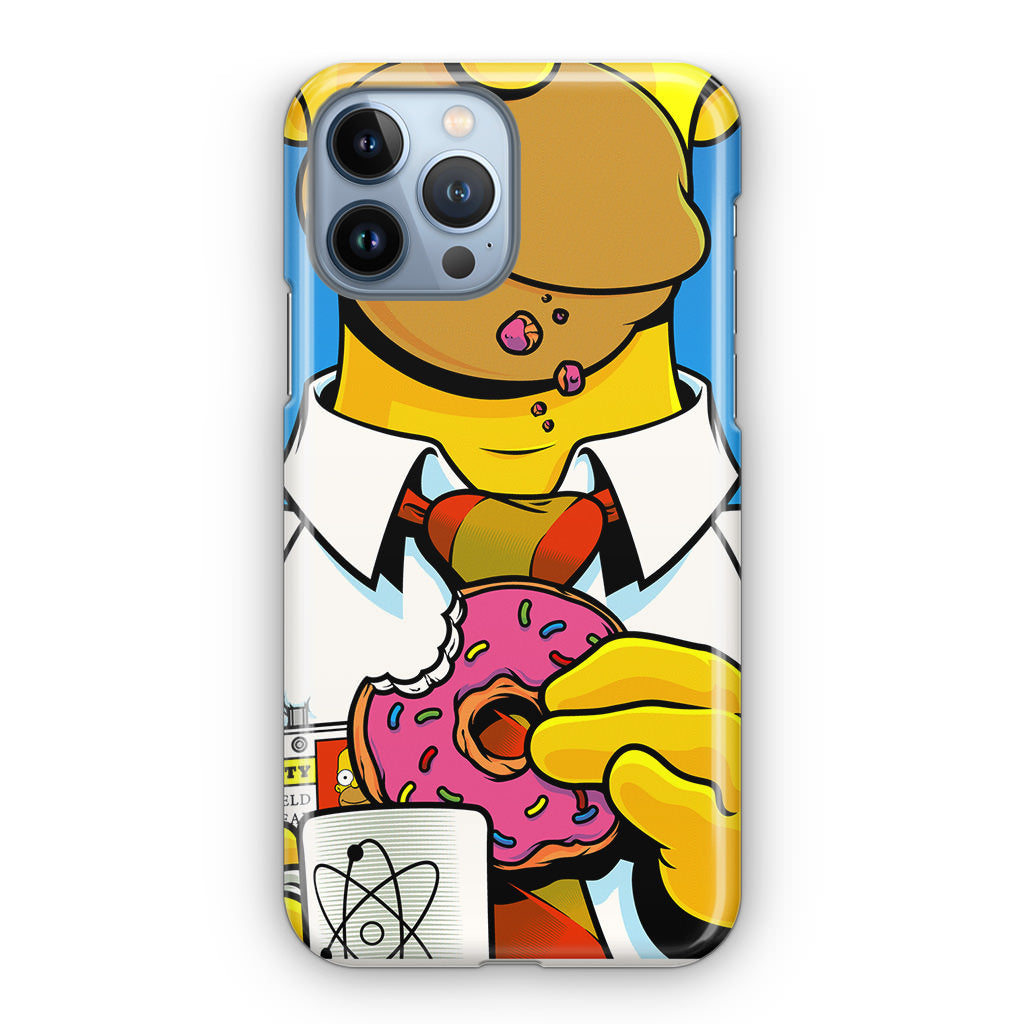 Homer Eats Donut iPhone 13 Pro / 13 Pro Max Case