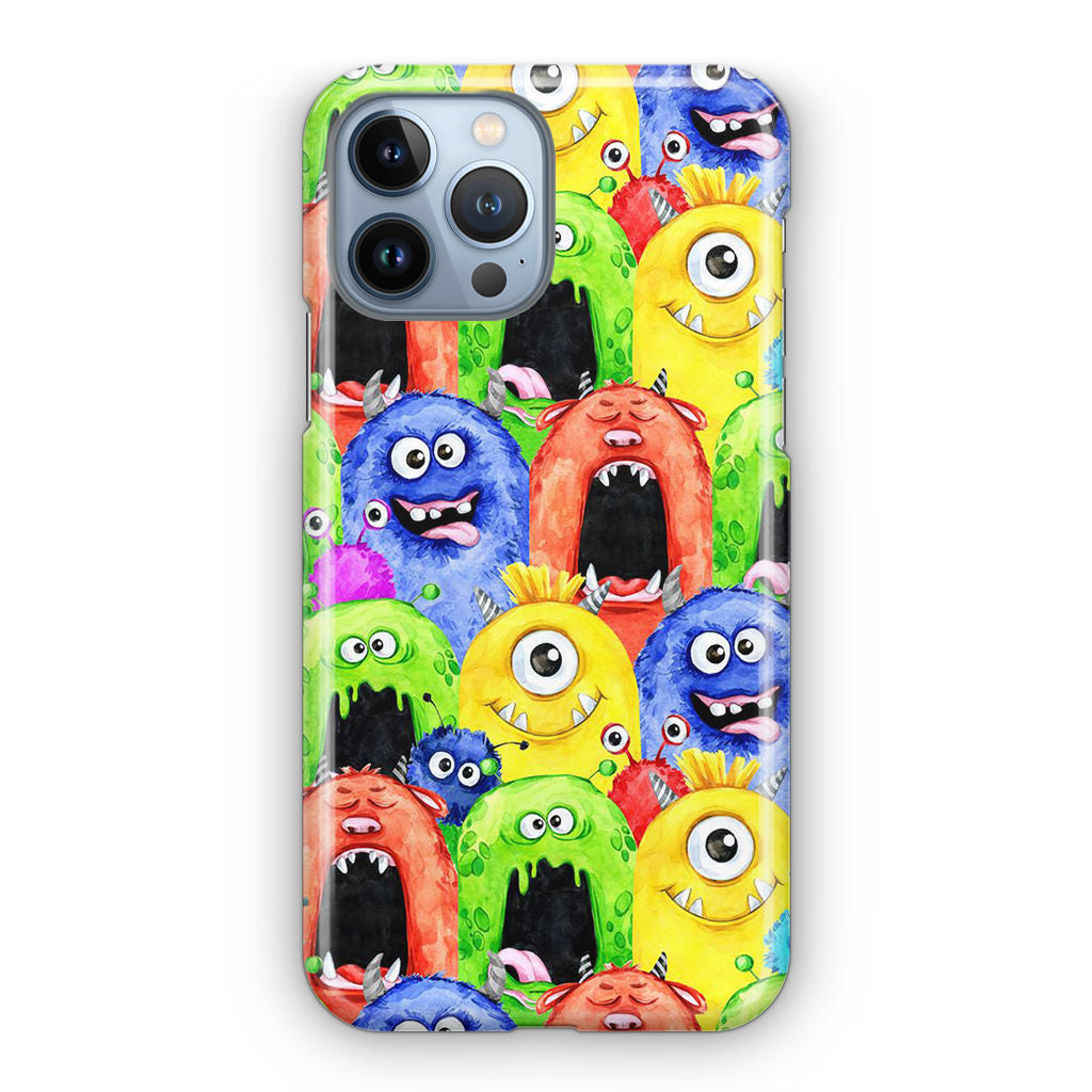 Monster Watercolor Art iPhone 13 Pro / 13 Pro Max Case