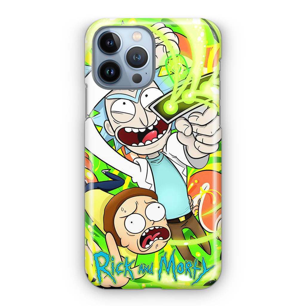 Rick And Morty Shoot Portal Gun iPhone 13 Pro / 13 Pro Max Case
