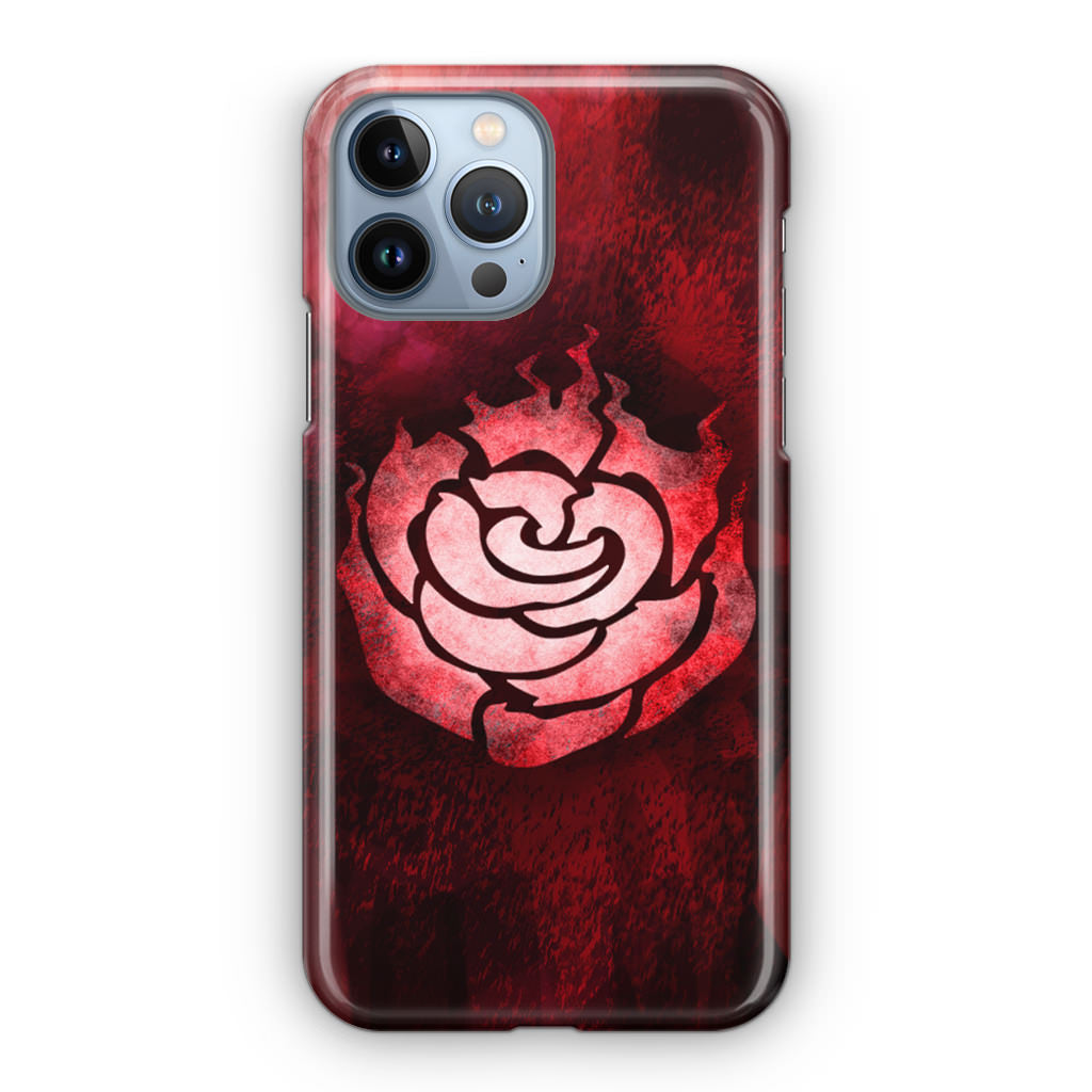 RWBY Ruby Rose Symbol iPhone 13 Pro / 13 Pro Max Case