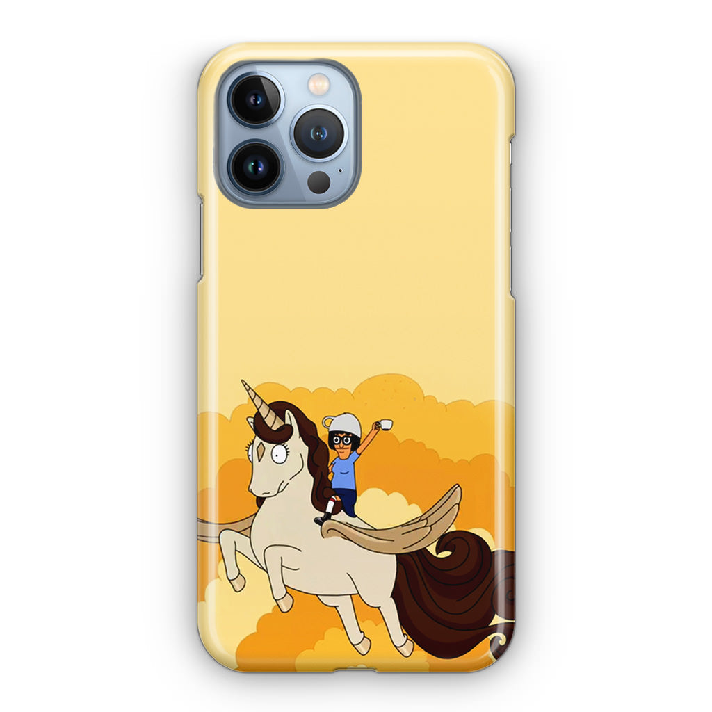 Tina Belcher And Unicorn iPhone 13 Pro / 13 Pro Max Case