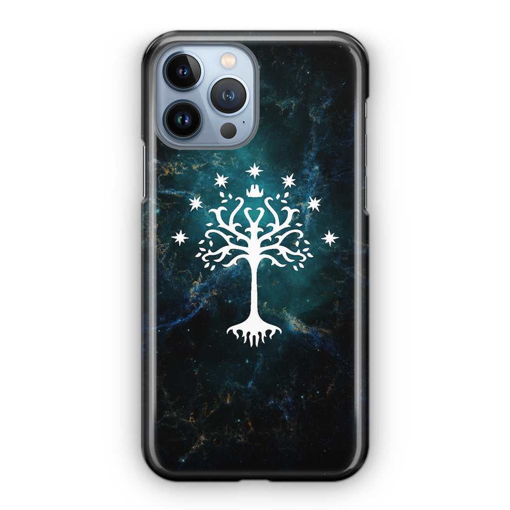 White Tree Of Gondor In Space Nebula iPhone 13 Pro / 13 Pro Max Case