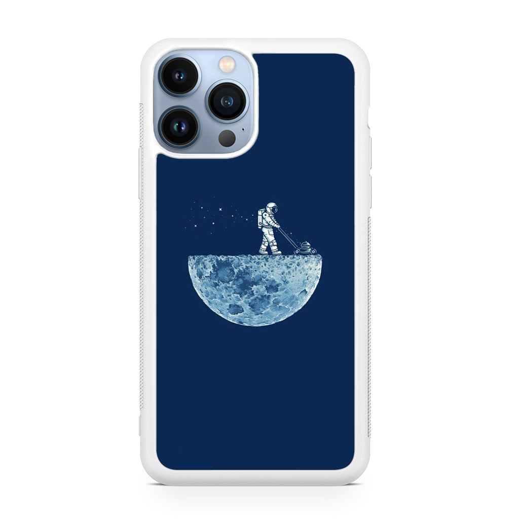 Astronaut Mowing The Moon iPhone 13 Pro / 13 Pro Max Case