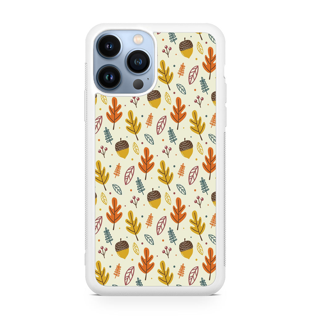 Autumn Things Pattern iPhone 13 Pro / 13 Pro Max Case