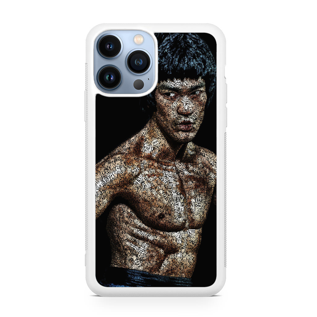 Bruce Lee Typograph iPhone 13 Pro / 13 Pro Max Case