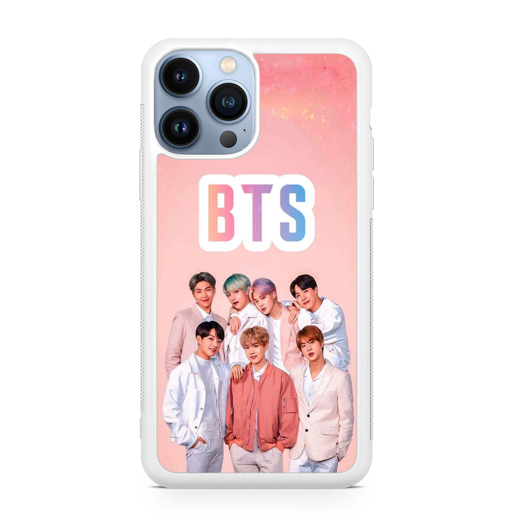 BTS Member in Pink iPhone 13 Pro / 13 Pro Max Case