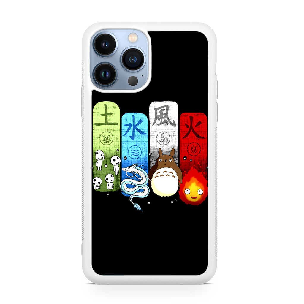 Ghibli Elemental Charms iPhone 13 Pro / 13 Pro Max Case