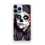 Girl Skull Flower iPhone 13 Pro / 13 Pro Max Case