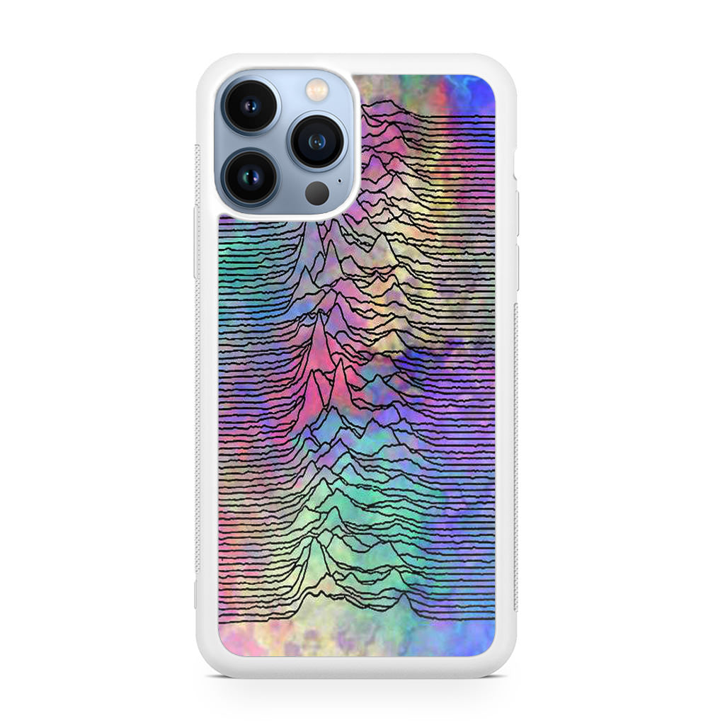 Joy Division Unknown Pleasures Colorful iPhone 13 Pro / 13 Pro Max Case