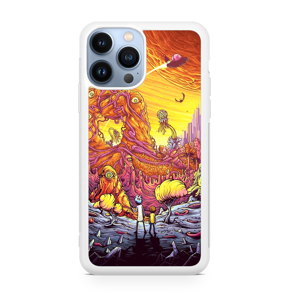 Rick And Morty Alien Planet iPhone 13 Pro / 13 Pro Max Case