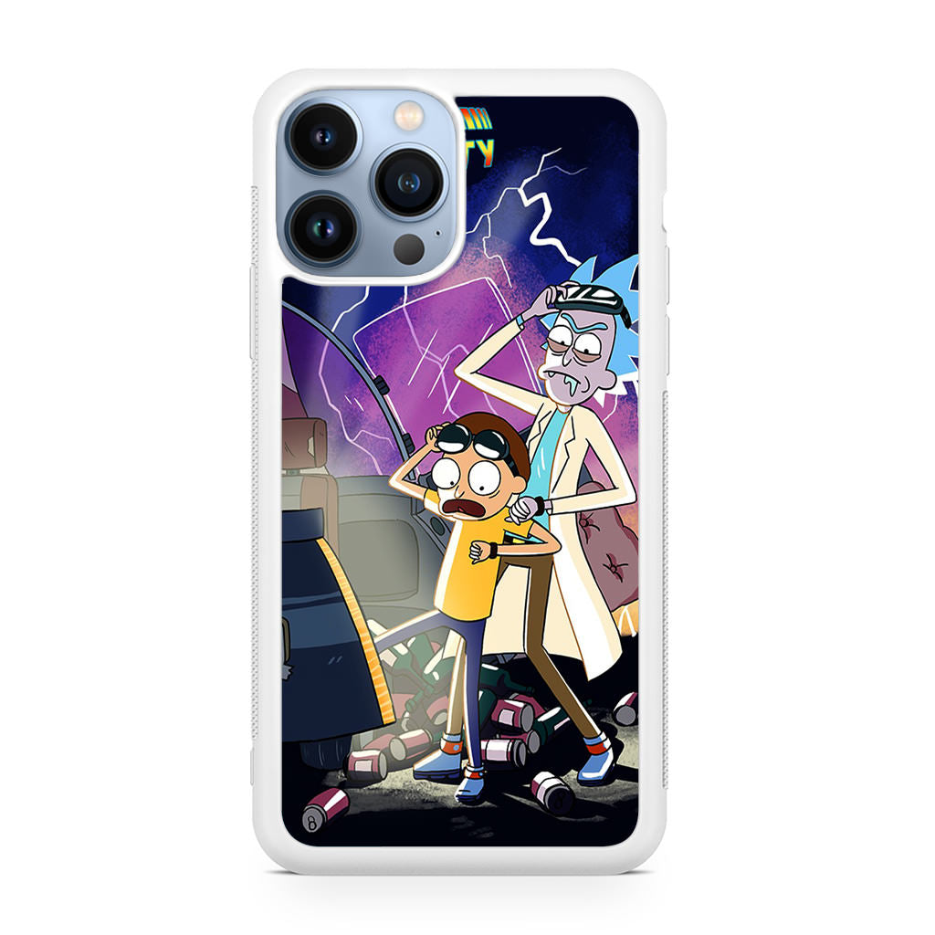 Rick And Morty Back To The Future iPhone 13 Pro / 13 Pro Max Case
