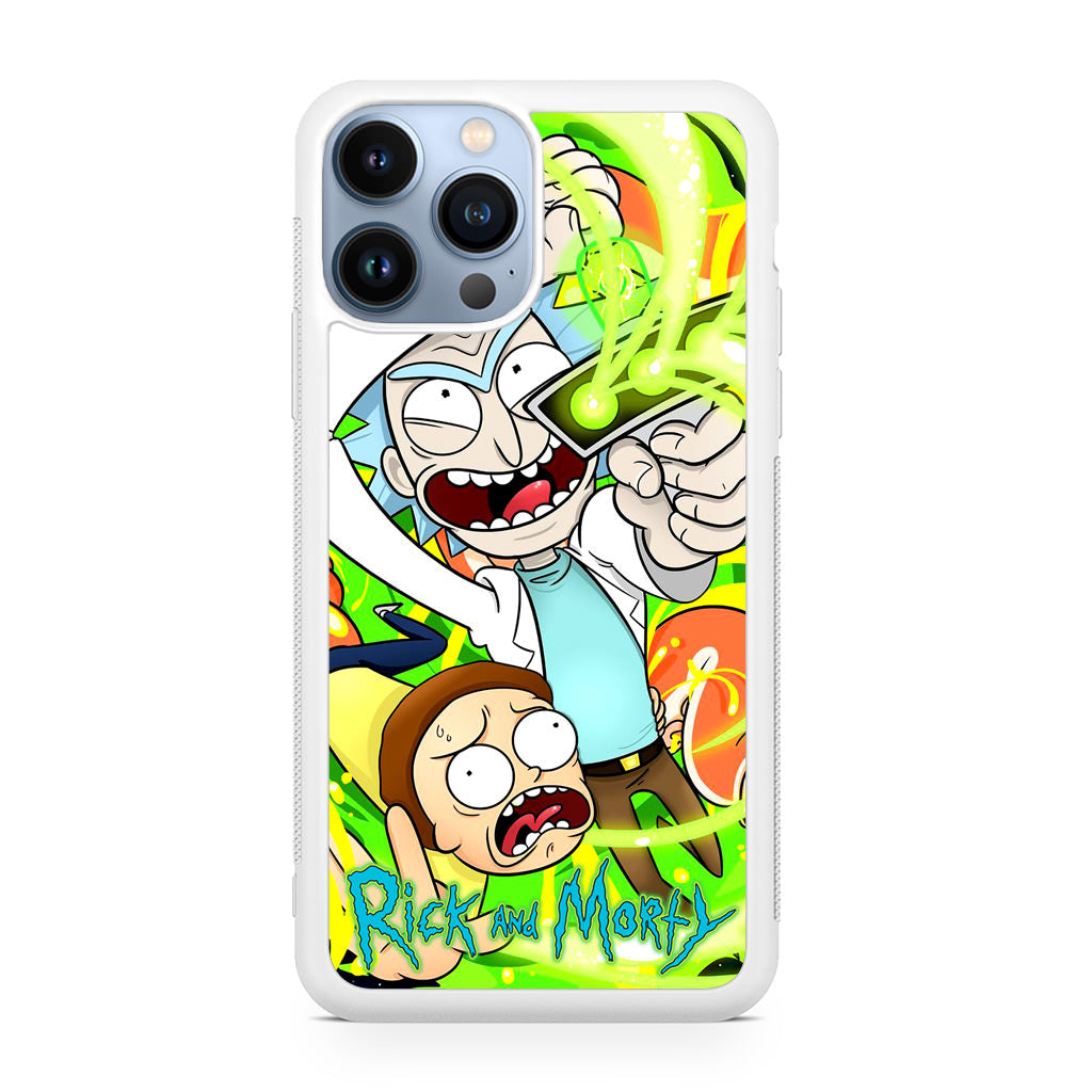 Rick And Morty Shoot Portal Gun iPhone 13 Pro / 13 Pro Max Case