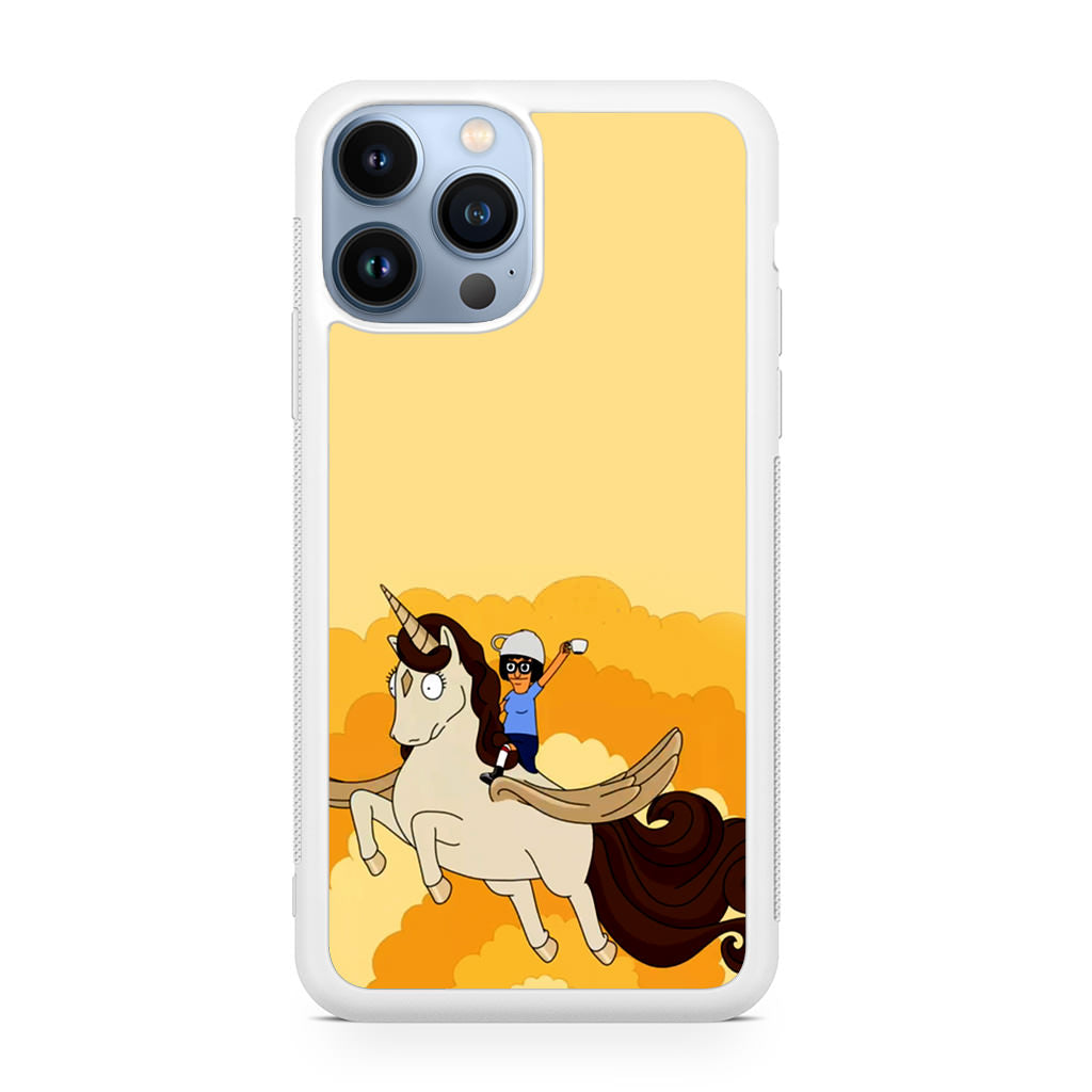 Tina Belcher And Unicorn iPhone 13 Pro / 13 Pro Max Case