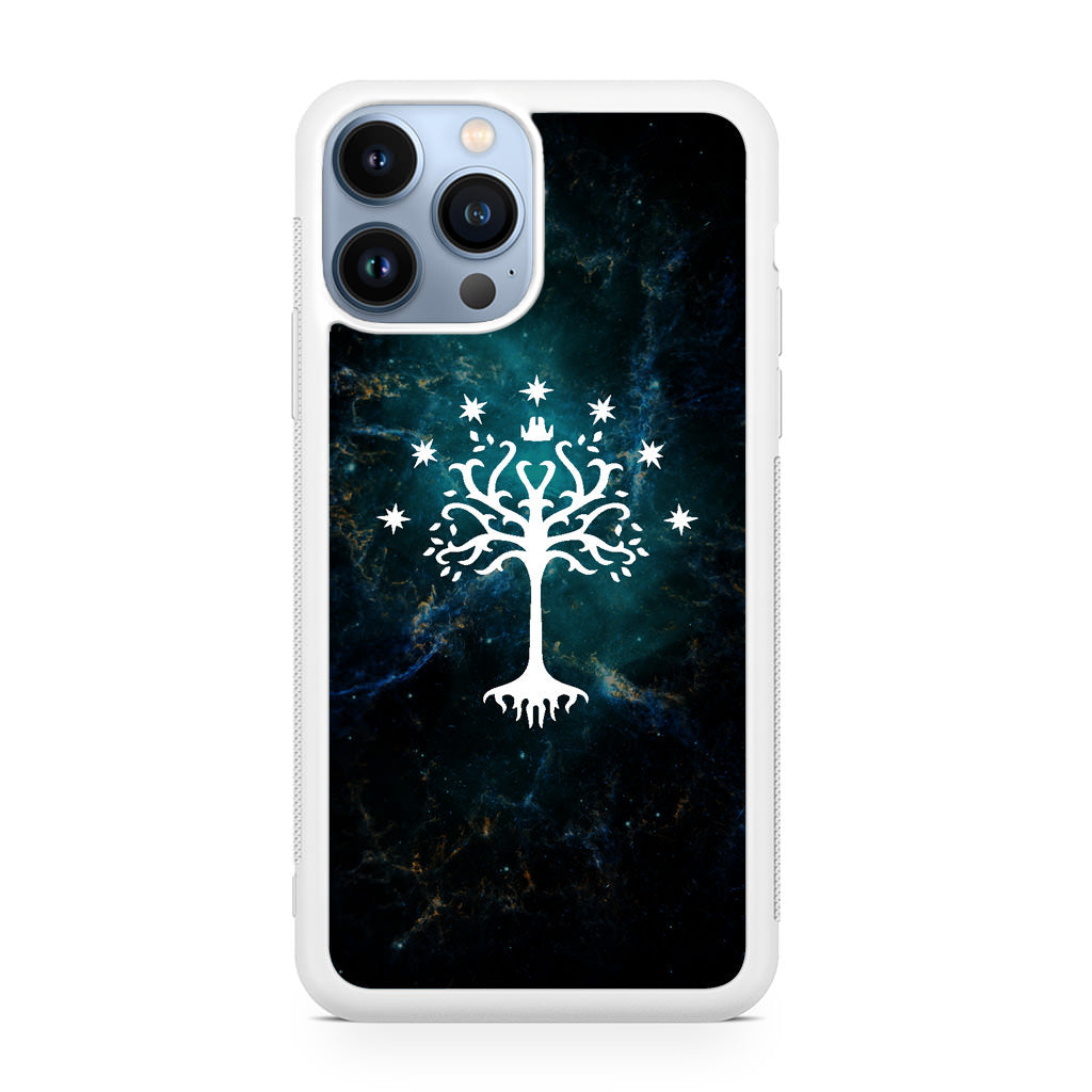 White Tree Of Gondor In Space Nebula iPhone 13 Pro / 13 Pro Max Case