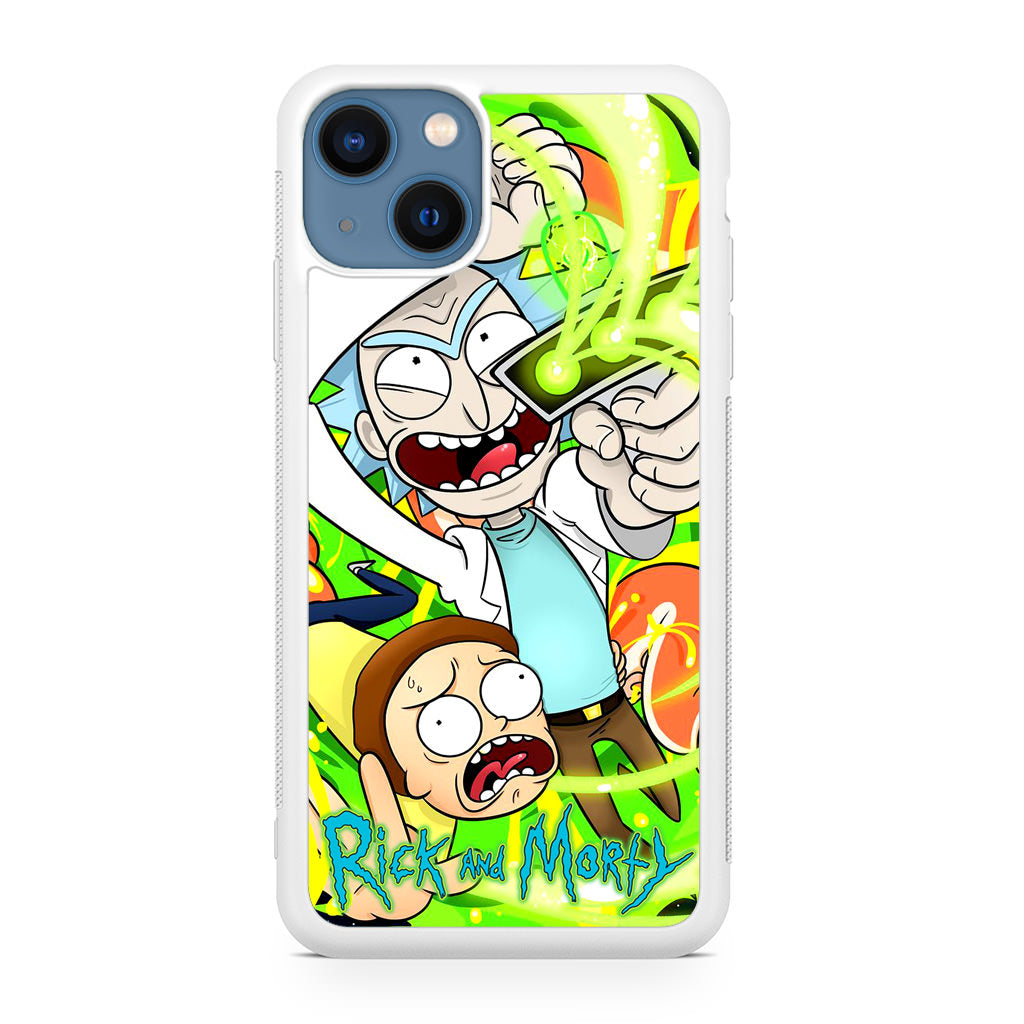 Rick And Morty Shoot Portal Gun iPhone 13 / 13 mini Case