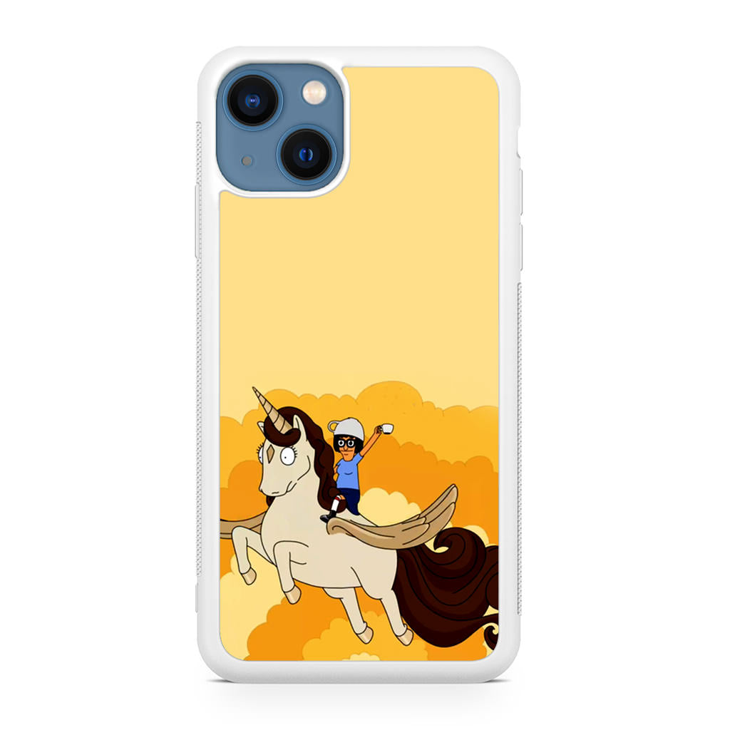 Tina Belcher And Unicorn iPhone 13 / 13 mini Case