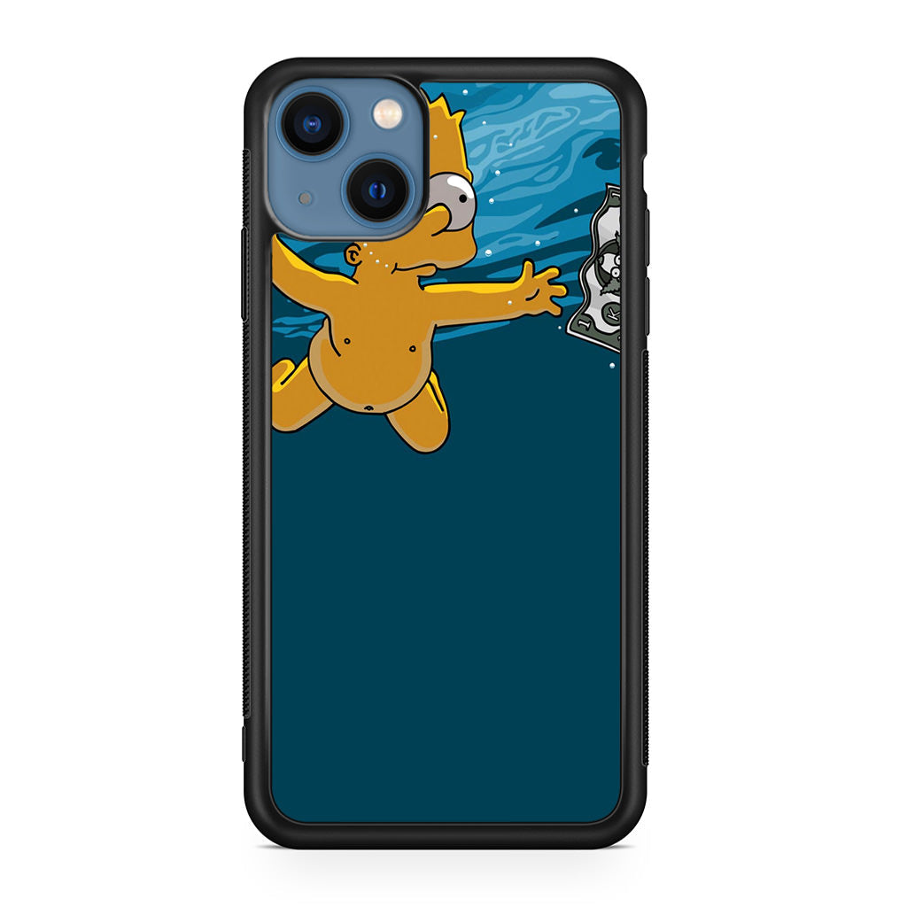 Bart Swimming For Money iPhone 13 / 13 mini Case