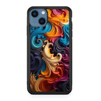 The Dance of Abstract Waves iPhone 13 / 13 mini Case