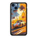 Turbo Dreams in Neon Palms iPhone 13 / 13 mini Case