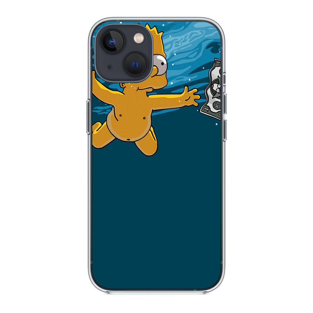 Bart Swimming For Money iPhone 13 / 13 mini Case