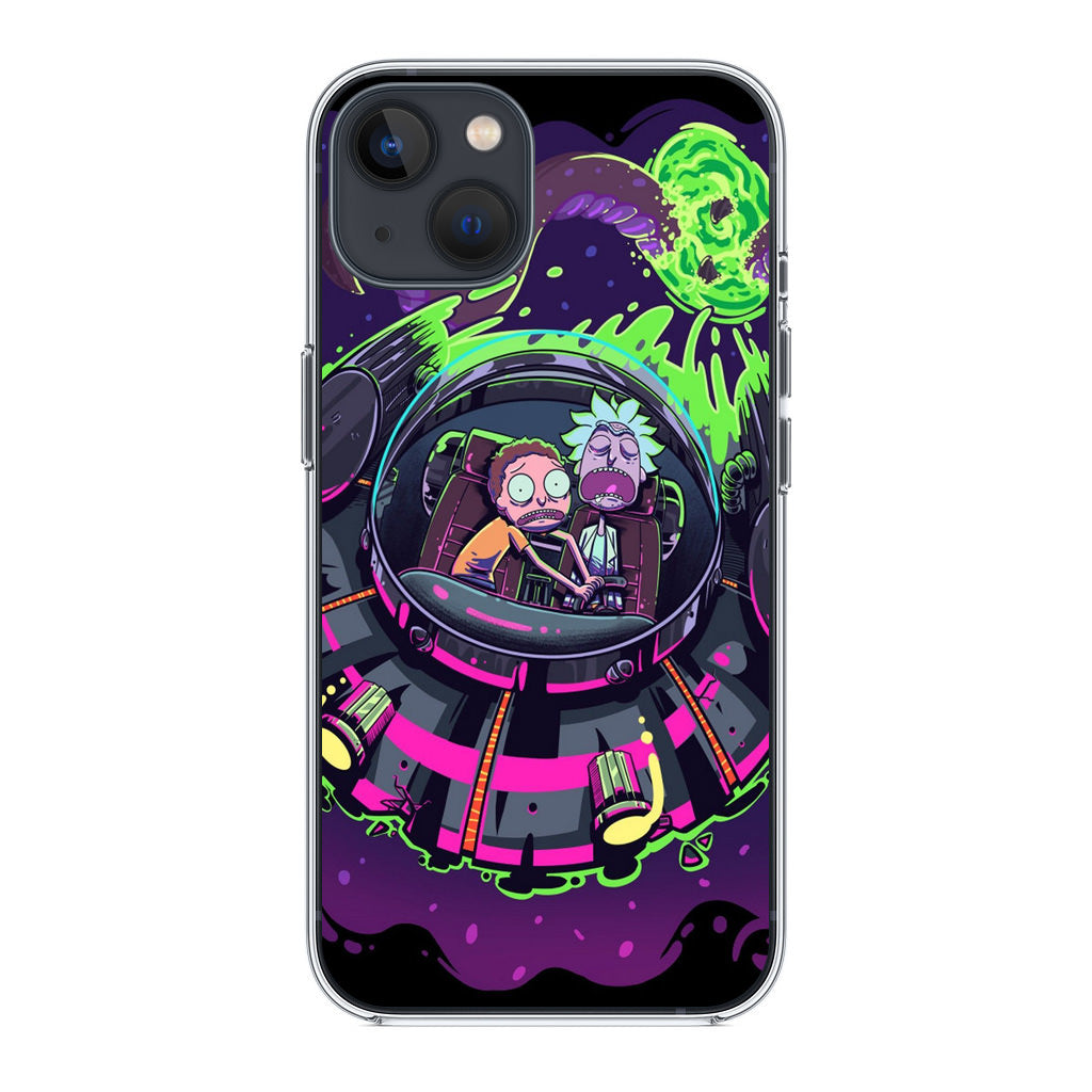 Rick And Morty Spaceship iPhone 13 / 13 mini Case
