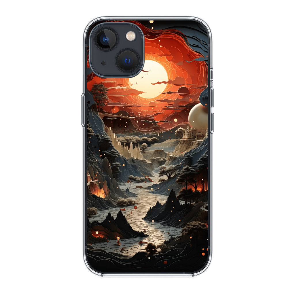 Valley of the Dying Sun iPhone 13 / 13 mini Case