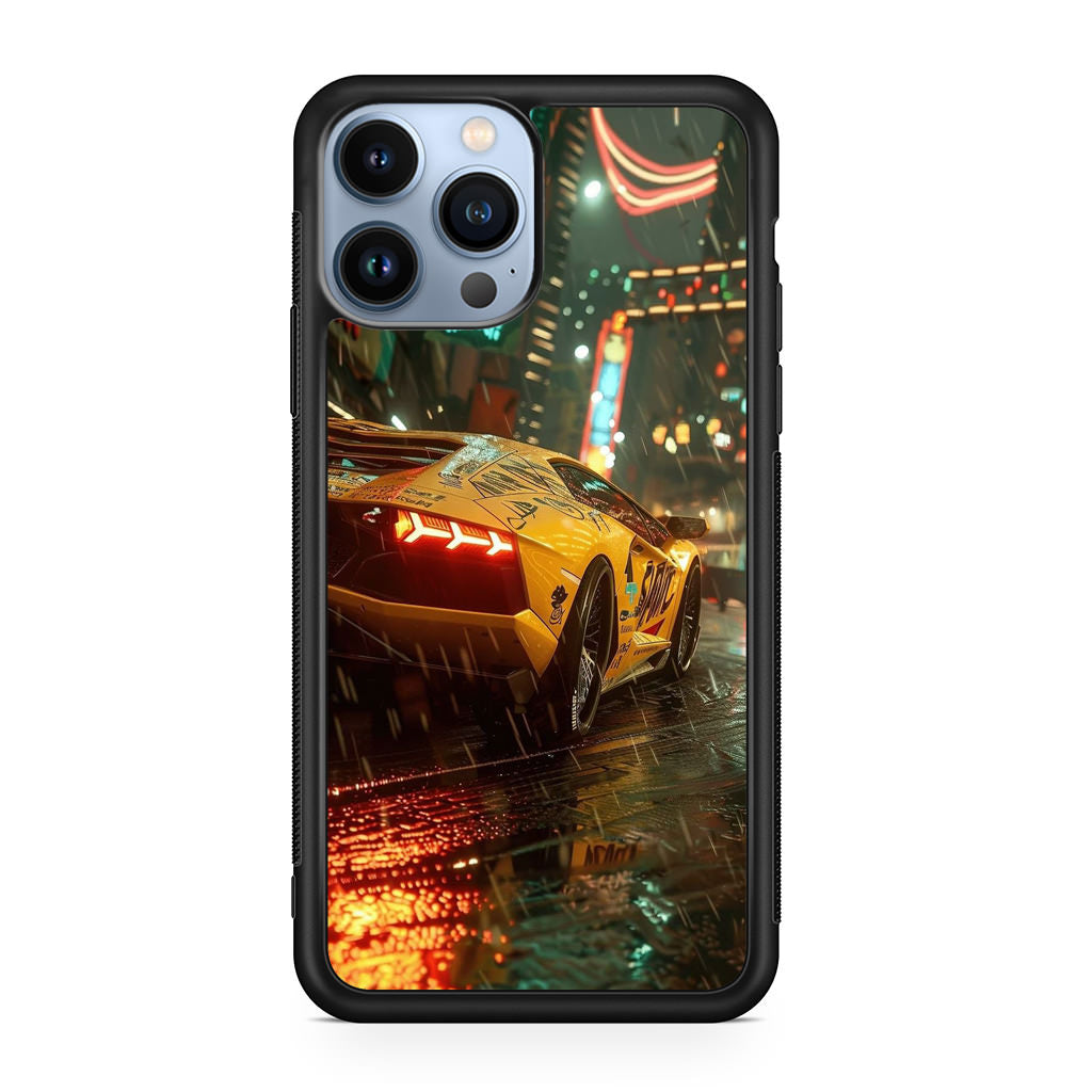 Night Drift Thunder Neon Streets iPhone 13 Pro / 13 Pro Max Case