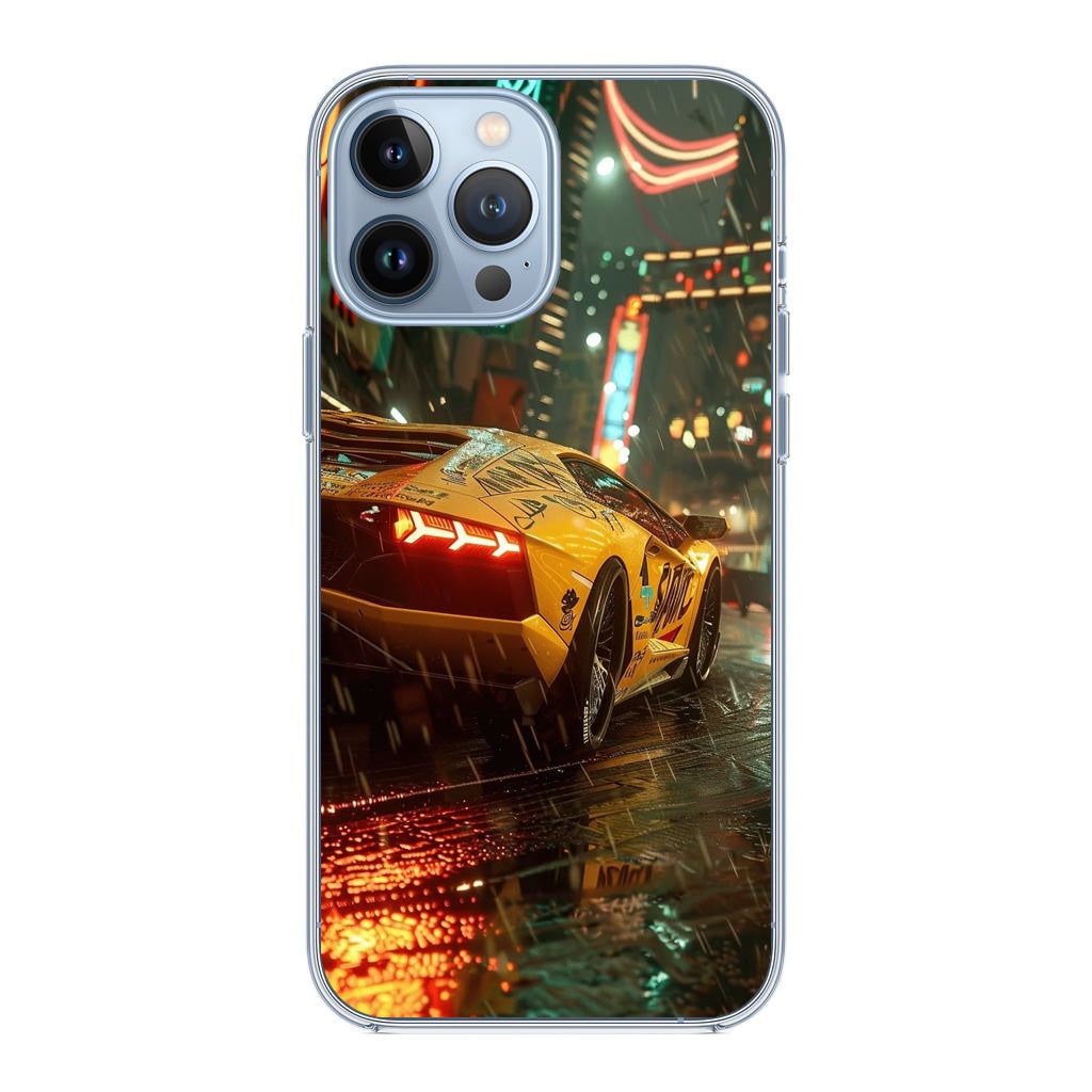 Night Drift Thunder Neon Streets iPhone 13 Pro / 13 Pro Max Case