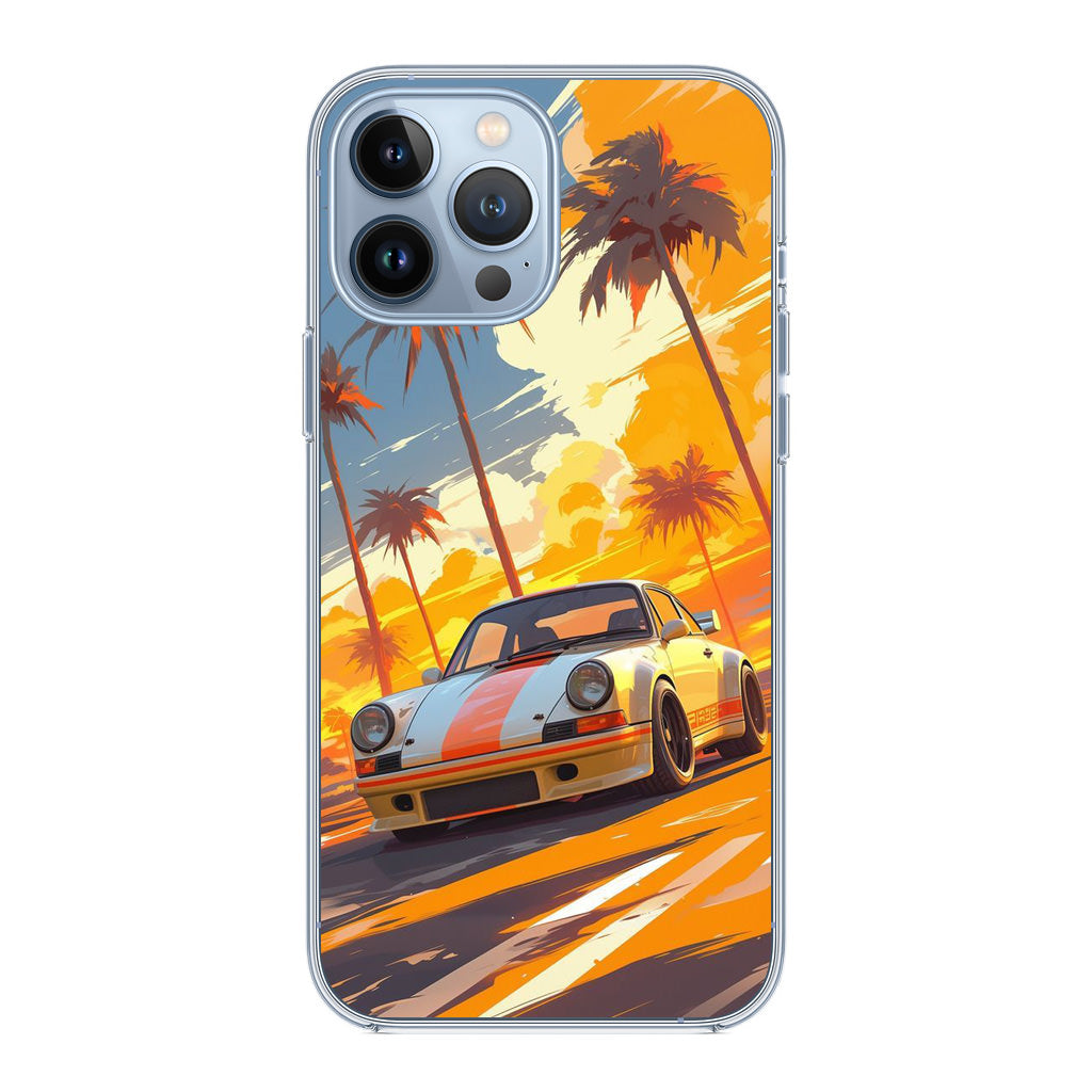 Turbo Dreams in Neon Palms iPhone 13 Pro / 13 Pro Max Case