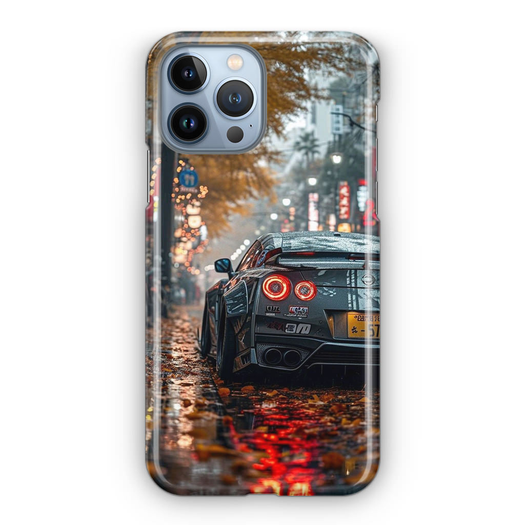 Neon Drift Autumn Streets iPhone 13 Pro / 13 Pro Max Case