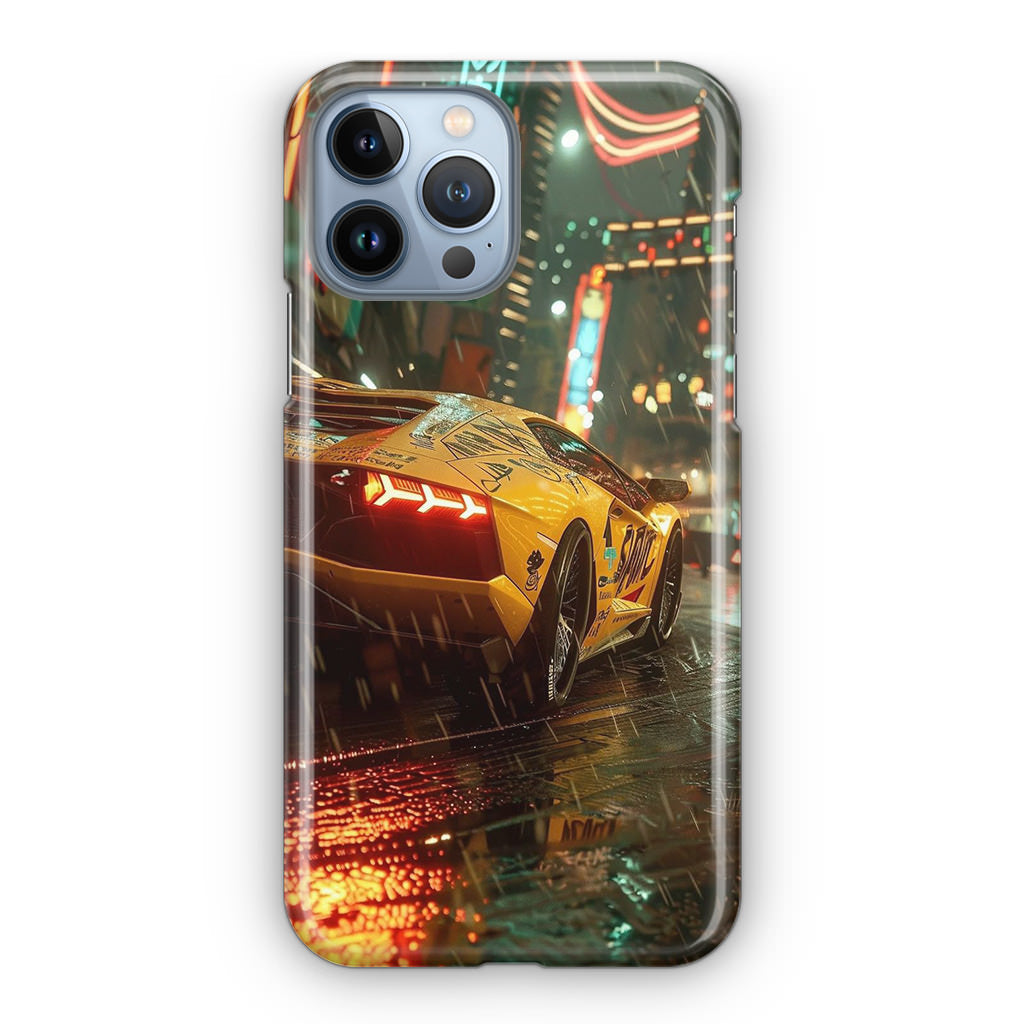 Night Drift Thunder Neon Streets iPhone 13 Pro / 13 Pro Max Case