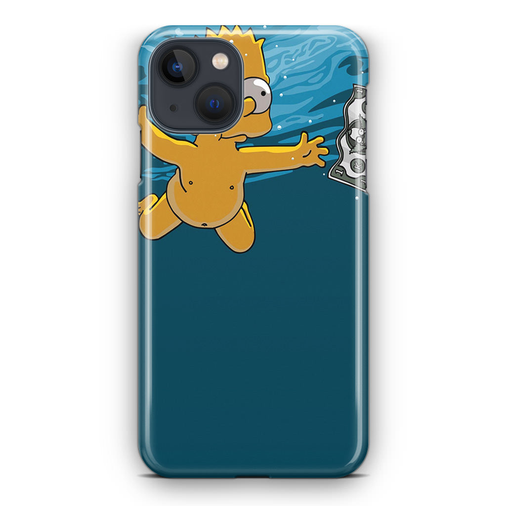 Bart Swimming For Money iPhone 13 / 13 mini Case