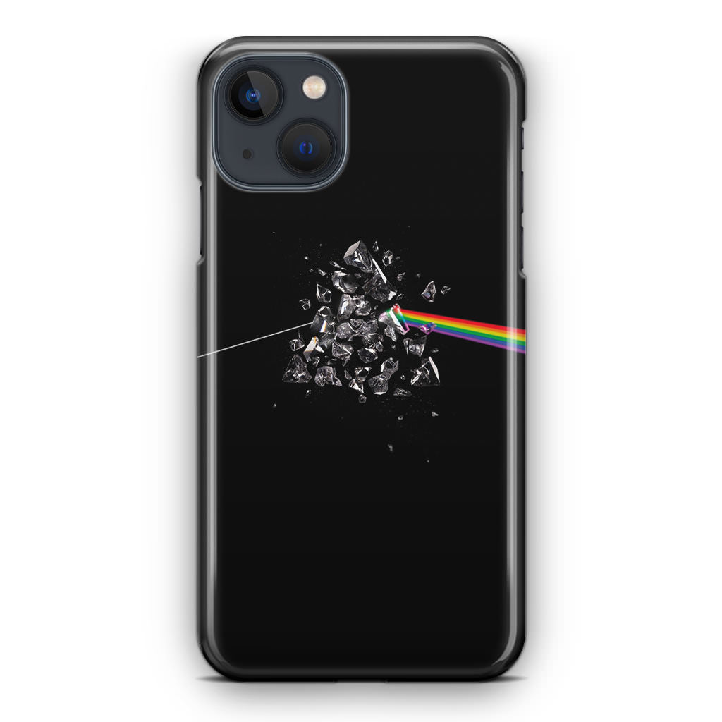 Glass Broken Light Refraction iPhone 13 / 13 mini Case