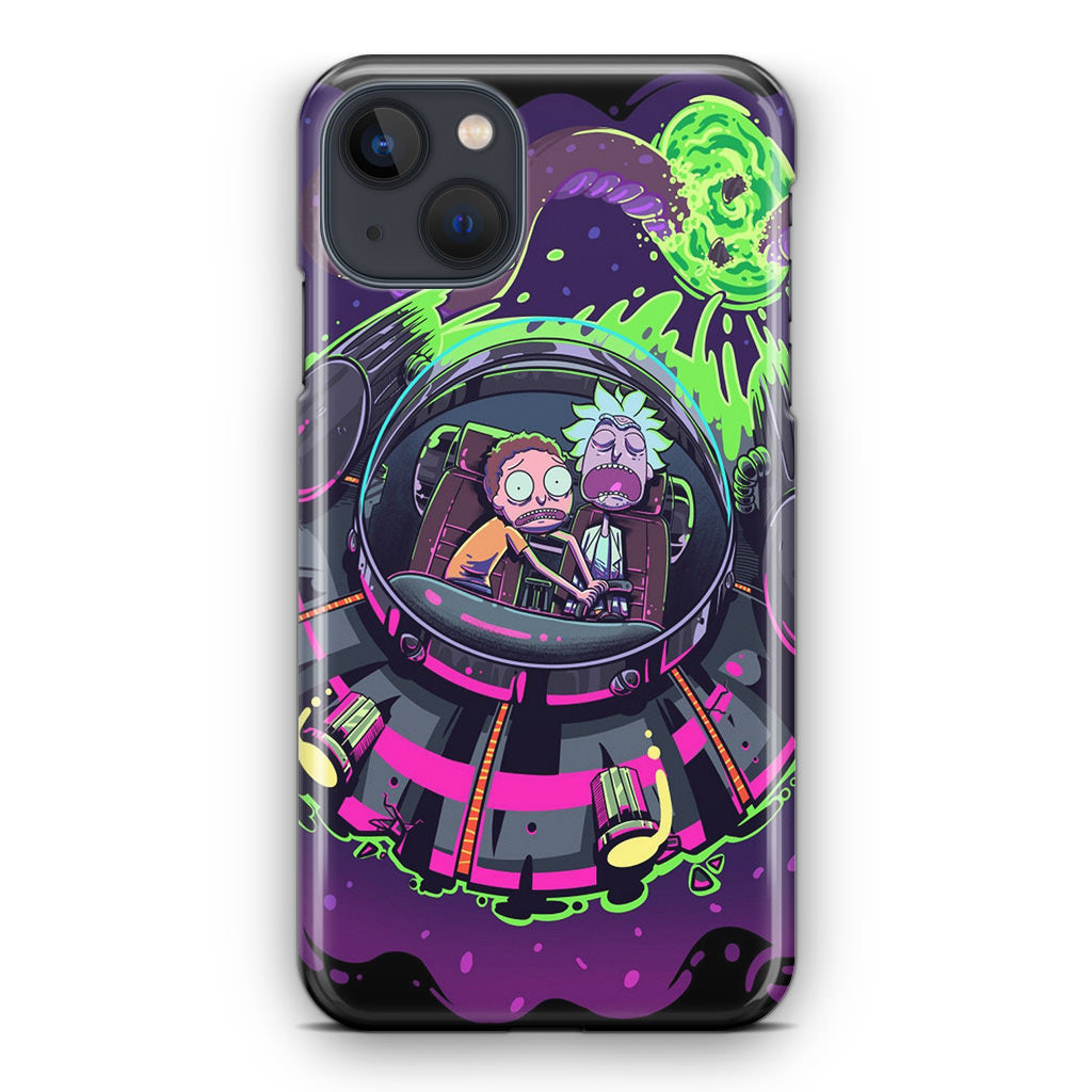 Rick And Morty Spaceship iPhone 13 / 13 mini Case
