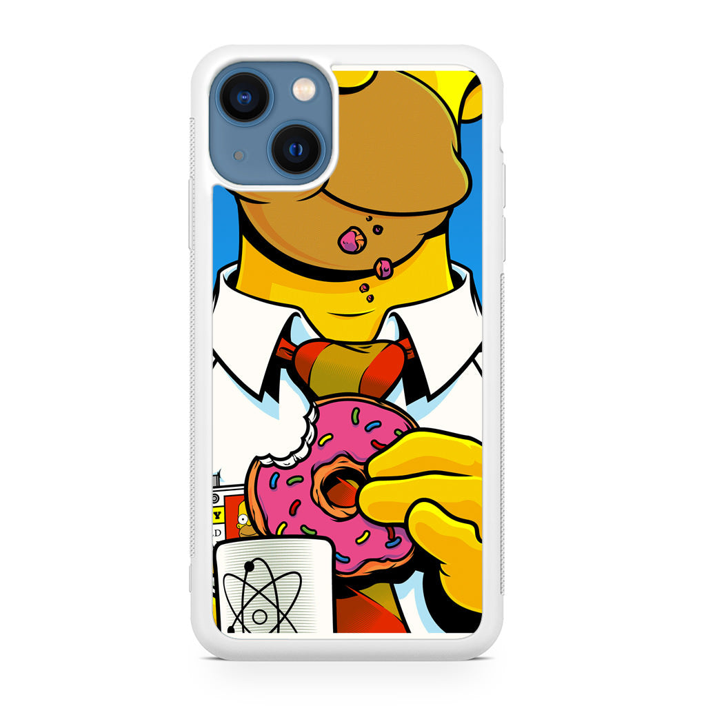 Homer Eats Donut iPhone 13 / 13 mini Case