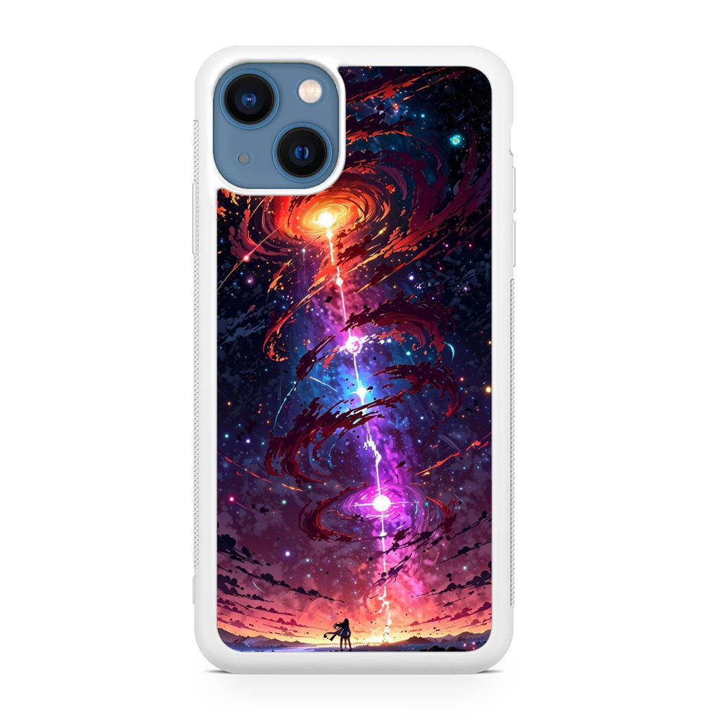 Stargazer at the Axis of Creation iPhone 13 / 13 mini Case