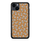 Iced Cappuccinos Lover Pattern iPhone 15 / 15 Plus Case