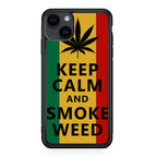 Keep Calm And Smoke Weed iPhone 15 / 15 Plus Case