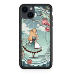 Alice And Cheshire Cat Poster iPhone 15 / 15 Plus Case