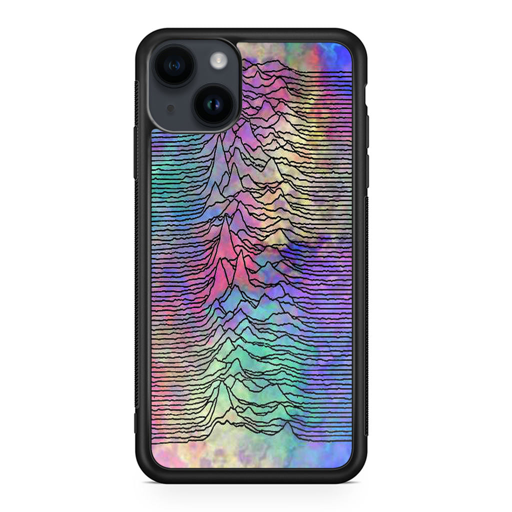 Joy Division Unknown Pleasures Colorful iPhone 14 / 14 Plus Case