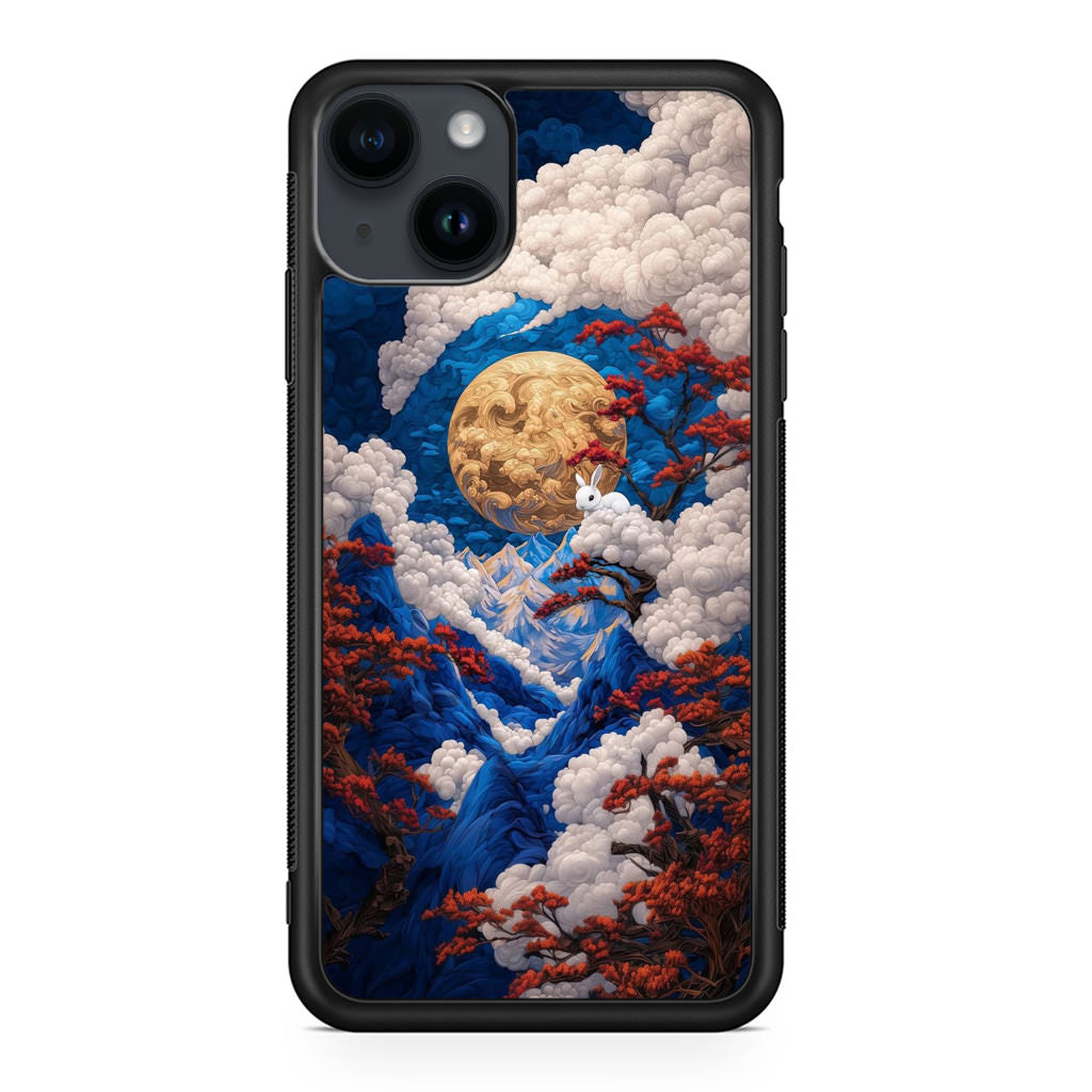 Moonlight Whispers Celestial Peaks iPhone 14 / 14 Plus Case