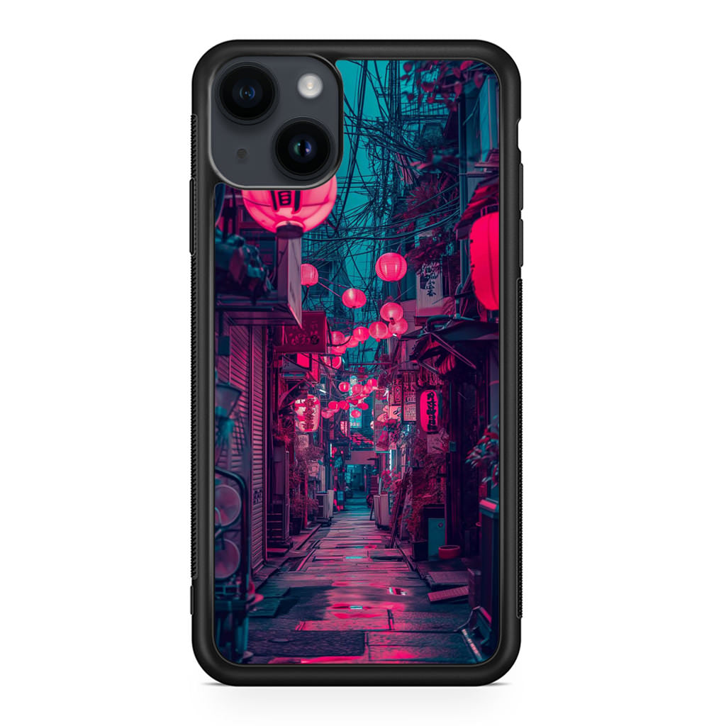 Neon Veins of the Night Market iPhone 14 / 14 Plus Case