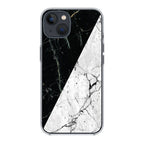 B&W Marble iPhone 15 / 15 Plus Case